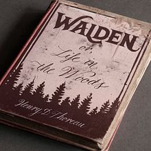 Cubierta de Walden or, Life in the Woods. Un progetto di Calligrafia, Design editoriale, Graphic design, H, lettering e Lettering di Javier Piñol - 04.05.2020