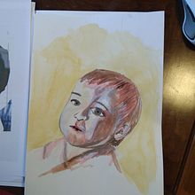 Mi Proyecto del curso: Retrato artístico en acuarela. Un projet de Beaux Arts de Tamara Caracol - 04.05.2020