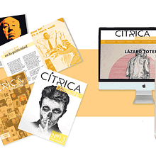 Web Branding y maquetación CítricaMagazine. Een project van  Branding en identiteit, Redactioneel ontwerp, Grafisch ontwerp y Webdesign van Estefanía González Diseñador Gráfico - 04.05.2020