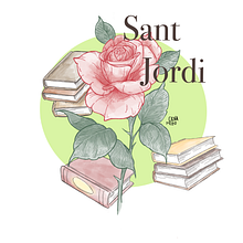 Sant Jordi. Digital Drawing, Poster Design, and Digital Illustration project by Elena Melchor González - 04.23.2020