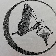 Mi Proyecto del curso: Introducción al bordado en blackwork. Embroider project by Vane Ssa - 05.04.2020