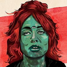 My project in Vector portrait with manual textures course. Digital Drawing, and Traditional illustration project by Shaun Bonner - 05.05.2020