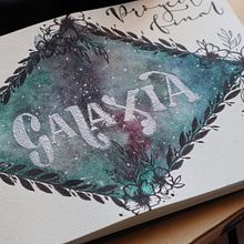 Mi Proyecto del curso: Técnicas modernas de acuarela. Calligraph, Bookbinding, H, Lettering, Traditional illustration, Lettering, Watercolor Painting, T, and pograph project by Eva Sannev - 05.05.2020