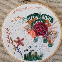 Mi Proyecto del curso: Técnicas avanzadas de bordado: puntadas y composiciones con volumen. Embroider project by jassirbania - 05.05.2020