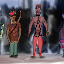 Mi Proyecto del curso: Fábrica de personajes ilustrados. Un progetto di Character design e Illustrazione digitale di Ariel Grillo - 05.05.2020