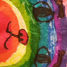 Rainbow Bear. Drawing project by Dánica Pérez - 05.06.2020