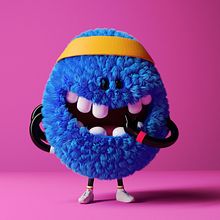 Que nadie te quite tu sonrisa!. Un projet de 3D, Conception 3D, Conception de personnages 3D et Illustration numérique de Cuauhtémoc García Robles - 06.05.2020
