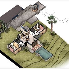 Mi Proyecto del curso: Ilustración digital de proyectos arquitectónicos. Un proyecto de Arquitectura, Arquitectura digital, Arquitectura interior, Arte urbano y Dibujo digital de Andrea Fano - 06.05.2020