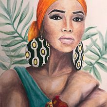 Mwanamke Ein Projekt aus dem Bereich Artistische Zeichnung und Porträtzeichnung von Daniel Pariente - 06.05.2020