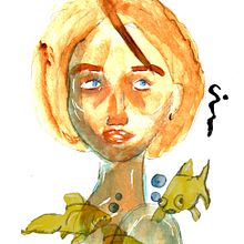 Mi Proyecto del curso: Retrato ilustrado en acuarela. Traditional illustration project by silvia_viciana - 05.06.2020