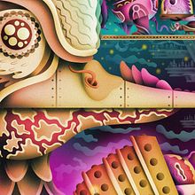 Future Normal. Un proyecto de Arquitectura, Dibujo artístico, Diseño de personajes, Concept Art, Creatividad, Ilustración tradicional e Ilustración vectorial de Nathan Jurevicius - 06.05.2020