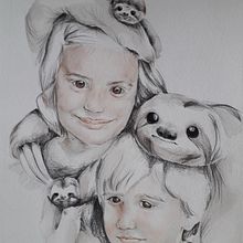 Meu projeto do curso: Retrato ilustrado em aquarela. Un projet de  de mi_marry_arpic - 12.05.2020