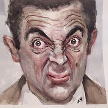 Mr. Bean. Fine Arts project by Antonio Fdez - 05.06.2020