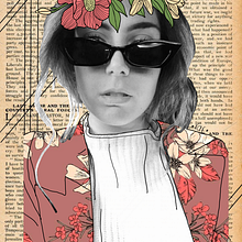 Collage floreados. Un progetto di Collage, Creatività, Disegno digitale, Fotografia digitale, Illustrazione botanica, Illustrazione digitale, Pittura digitale e Ritocco fotografico di Valeria Alejandra Fernández Sánchez - 06.05.2020