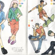 Mi Proyecto del curso: Técnicas de ilustración para desbloquear tu creatividad. Un progetto di Disegno, Disegno a matita, Illustrazione tradizionale e Pittura ad acquerello di Caged Art - 07.05.2020