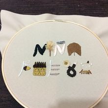 Mi Proyecto del curso: Introducción al bordado en relieve. Un progetto di Artigianato, Ricamo e Cucito di Andrea Lopez - 07.05.2020