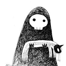 Muerte. Drawing project by Efímera Gris - 05.07.2020