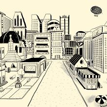 I miss walk in the city. Un progetto di Illustrazione digitale di hpjp9 - 07.05.2020