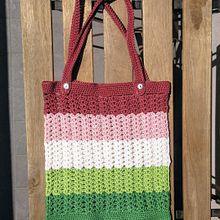 Tote bag. Fiber Arts project by Inés Durán Vega - 05.07.2020