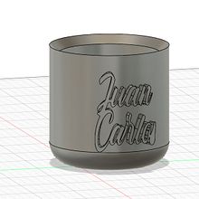 Proyecto final: Maceta pequeña personalizada. 3D, and 3D Modeling project by Juan Castro Gobin - 05.07.2020