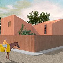 My project in Architectural Visualization Using Digital Collage course. Un progetto di 3D, Architettura e Illustrazione architettonica di Marjorie Aguilar - 08.05.2020