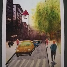 Mi Proyecto del curso: Paisajes urbanos en acuarela. Un proyecto de Dibujo y Dibujo artístico de Héctor AM - 08.05.2020