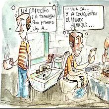 Un dia de cuarentena.... Projekt z dziedziny Trad, c i jna ilustracja użytkownika Joan Gabriel Mesa Lindes - 10.05.2020