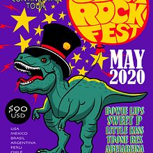 Mi Proyecto del curso: Carteles de rock ilustrados. Un projet de Design  et Illustration numérique de Angel Flores Guerra Bistrain (ANHELL5) - 08.05.2020