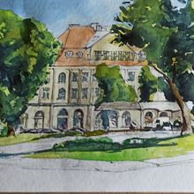 My project in Urban Landscapes in Watercolor course. Projekt z dziedziny  R, sunek art, st i czn użytkownika Tomas Jovaisa - 09.05.2020