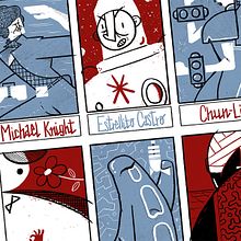 Reto SixFanarts. Un progetto di Fumetto, Disegno digitale, Illustrazione tradizionale, Illustrazione digitale e Lettering digitale di El otro Samu - 11.05.2020
