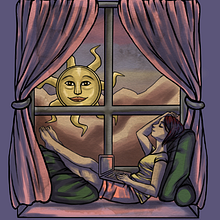 Here comes the Sun. Un progetto di Illustrazione digitale di Caged Art - 08.05.2020