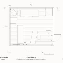 Mi Proyecto del curso: Introducción al dibujo arquitectónico en AutoCAD. Un progetto di Architettura di Edgar Vidal - 09.05.2020