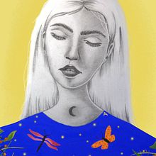 Mi Proyecto del curso: Retrato con lápiz, técnicas de color y Photoshop. Pencil Drawing, Portrait Drawing, and Traditional illustration project by Andrea Vivanco Peña - 05.09.2020