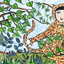 Jugando entre plantas. Projekt z dziedziny Trad, c i jna ilustracja użytkownika Vane Sanz - 09.02.2020