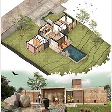 Mi Proyecto del curso: Ilustración digital de proyectos arquitectónicos. Projekt z dziedziny 3D, Architektura c, frowa i  Projektowanie 3D użytkownika Paula Andrea Betancur Cruz - 09.05.2020