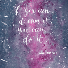 First time doing galaxies, it was fun! Thanks Ana 😃 . Projekt z dziedziny Ilustracje dla dzieci,  Malarstwo i Malowanie akwarelą użytkownika Clarabel Sage - 09.05.2020