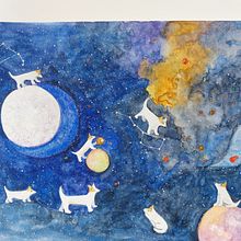 Mi Proyecto del curso: Introducción a la ilustración infantil. Traditional illustration, Fine Arts, Painting, Pencil Drawing, Drawing, Watercolor Painting, Children's Illustration, and Narrative project by violeta.s.f - 05.09.2020