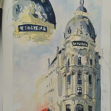Mi Proyecto del curso: Dibujo arquitectónico con acuarela y tinta. Projekt z dziedziny  Architektura, Trad, c i jna ilustracja użytkownika Marc Viñas - 09.05.2020