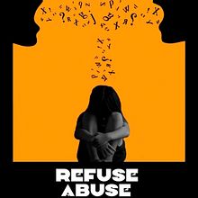 Diseño de cartel "Refuse Abuse". Un proyecto de Diseño de carteles de javier de la calle hernandez - 10.05.2020