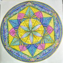 Inspirada en la Semilla de la vida. Een project van  Artistieke tekening van Ana Margarita Salaverria - 10.04.2020