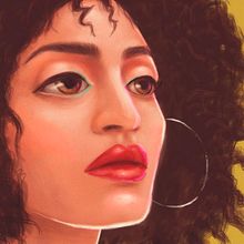 Indya Moore - Angel Evangelista - POSE. Traditional illustration, and Digital Illustration project by Antonio Ufarte - 05.10.2020