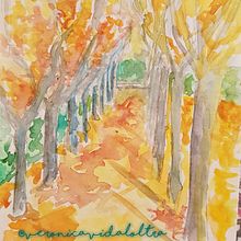 Práctica 1 curso Acuarela: lo que me gusta dibujar. Watercolor Painting project by veronikavidal - 05.10.2020