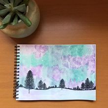 Mi Proyecto del curso: Técnicas modernas de acuarela. Un proyecto de Pintura y Pintura a la acuarela de Lucía Cardó - 16.05.2020