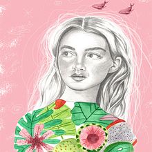 Mi Proyecto del curso: Retrato con lápiz, técnicas de color y Photoshop Ein Projekt aus dem Bereich Porträtzeichnung, Traditionelle Illustration, Bildende Künste und Digitale Zeichnung von catarinalino85 - 26.06.2020