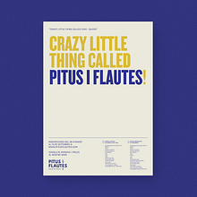 Escuela de Música "Pitus i Flautes". Cop, writing, Art Direction, and Graphic Design project by Marta Montenegro - 05.10.2020