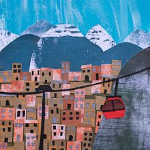 Mi Proyecto del curso: La Paz, Bolivia. Projekt z dziedziny  Kolaż, Trad, c i jna ilustracja użytkownika Natalia - 10.05.2020