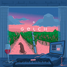 GELCH GRAPES | COVER ALBUM . Un proyecto de Animación 2D, Ilustración tradicional e Ilustración digital de Danielo Campbells - 10.05.2020