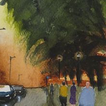 Mi Proyecto del curso: Paisajes urbanos en acuarela. Watercolor Painting project by antoniomlp - 05.11.2020