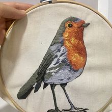 Mi Proyecto del curso: Pintar con hilo: técnicas de ilustración textil. Un proyecto de Bordado de ana_monroyorta - 02.06.2020