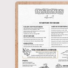 Restaurant Menu. Graphic Design project by Adela Lanuza Lopez - 04.13.2020